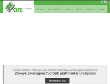 Tablet Screenshot of ansanhidrolik.com.tr